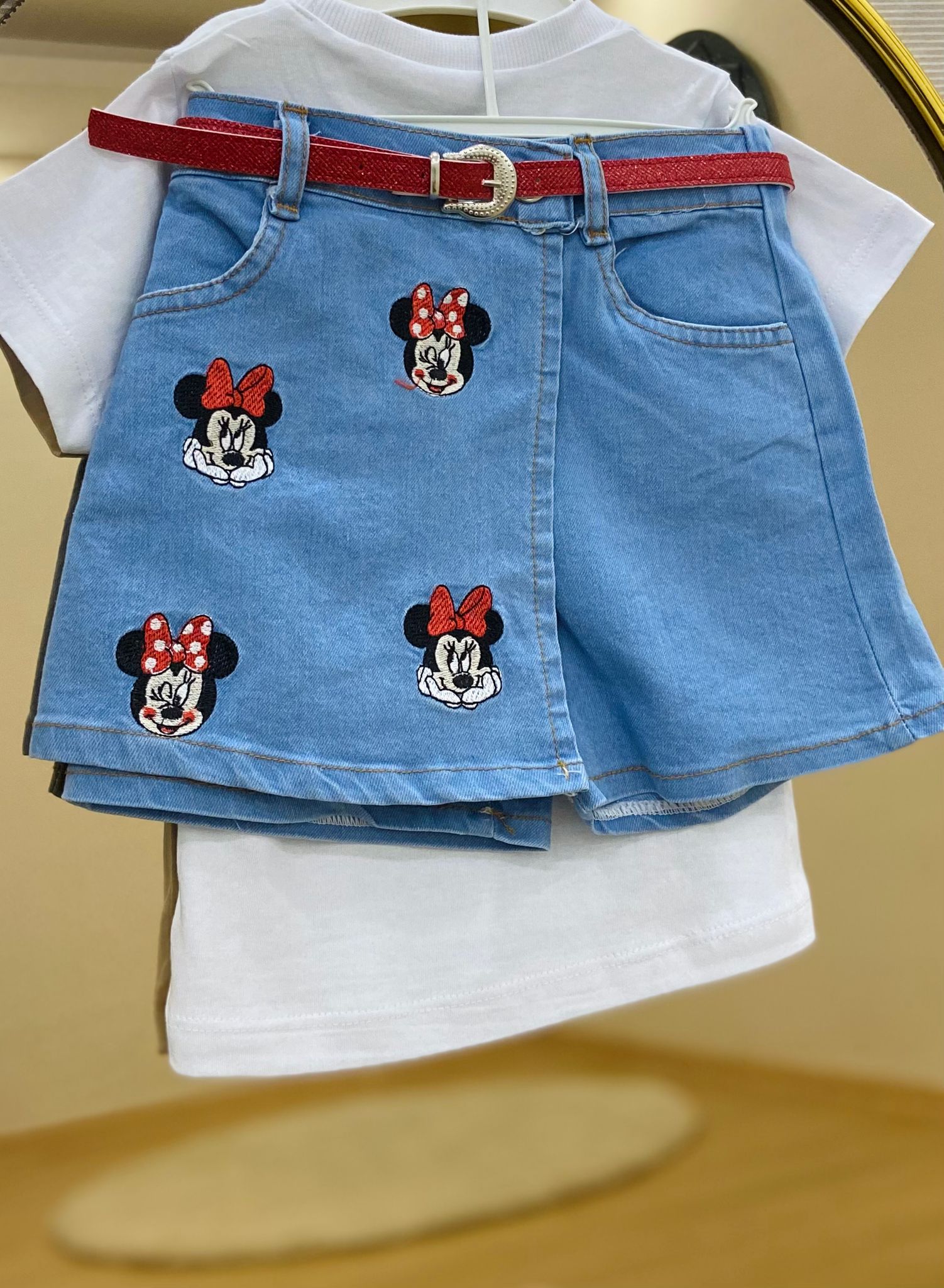 2-6 YAŞ KOT ETEKLİ MICKY BASKILI KOMBİN | AyleModa